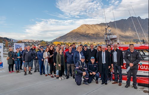 Queenstown coastguard group photo